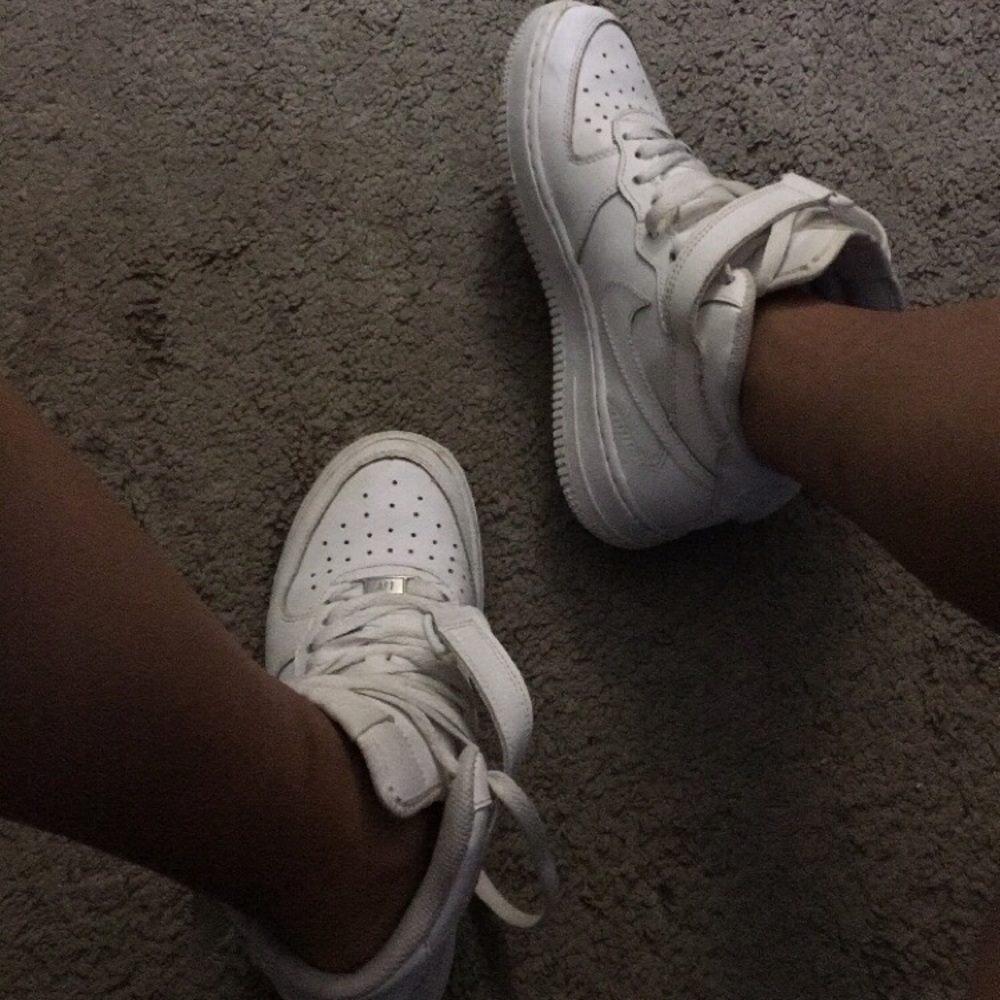 Nike AF1 WHITE, 4.5 Y